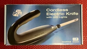 SHARPER IMAGE Professional Cordless Battery Powered Electric Knife LED Lights - Picture 1 of 2