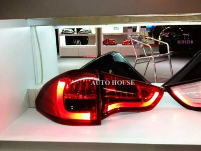 Fit 2009-14 Mitsubishi Pajero Montero Sport Led Red Black Rear Tail Light Lamps - Image 1 of 4