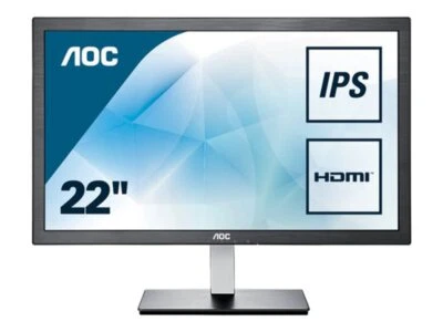 AOC I2276VWM 21.5" Full HD IPS Monitor - 1080p 60Hz HDMI VGA - Image 1 of 4
