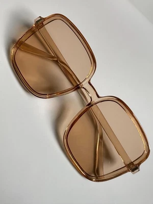 Gafas de sol grandes años 60 moda hippie para mujer marco cuadrado de gran tamaño con lentes tintadas Foto 1 de 3