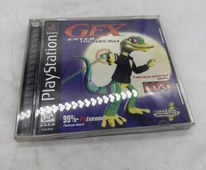 Gex Enter the Gecko (Sony PlayStation 1 - PS1, 1996) Komplett CIB mit Reg Card - Bild 1 von 13