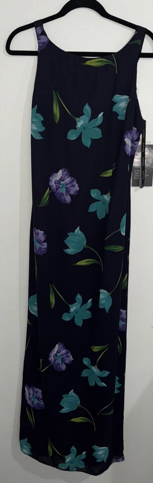 Maxi Vestido Floral De Colección Y2k Rhapsody Talla 12/10/M Espalda Baja Nuevo con Etiquetas Foto 1 de 4