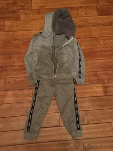 Boys DKNY 2-piece Hoodie and sweatpants set size 4 T. Please review description - Picture 1 of 5