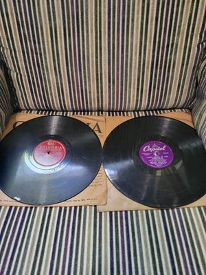 Frank Sinatra-"Sweet Lorraine" Columbia 37293/"Rain" Capitol 2816-2LP-78 RPM-10" - Image 1 of 4
