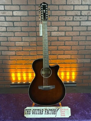 Guitarra Eléctrica Acústica Ibanez AEG5012DVH Violín Oscuro Sunburst Foto 1 de 4