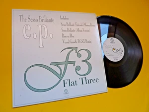 12" FLAT THREE - The Sesso Brilliante E.P. - JAPAN Press - FLRS-099 (EX++/EX++) - Picture 1 of 2