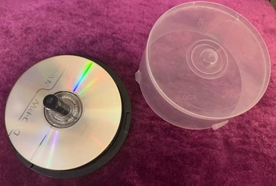 12 Verbatim 2x Blank DVD-RW Logo Branded 4.7GB Rewritable DVD Disc - Image 1 of 2