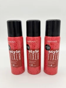 (3 pk) Matrix Style Fixer Finishing Hair Spray 2.1 oz Travel Size - Level 5 Hold - Picture 1 of 3