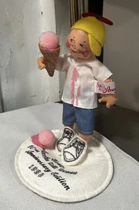 Muñeca Annalee '93 de colección logotipo de la sociedad niño helado niño edición 10 aniversario - Imagen 1 de 7