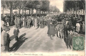 CPA Carte postale Tunisie Tunis L'heure de la Musique 1908 VM73723ok - Picture 1 of 2