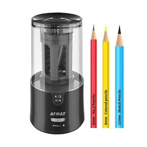 AFMAT Electric Pencil Sharpener, Pencil Sharpener for Colored Pencils, Auto S... - Picture 1 of 7