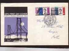 Great Britain 1964 FDC 1st day cover 4th Road Bridge South Queensferry West canc