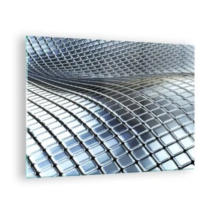 Cuadro Sobre Vidrio 70x50cm Cuadros Pared Metal estera cromo aluminio Wall Art - Imagen 1 de 10