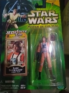 Star Wars Luke Skywalker X-Wing Pilot. P.O.T. Jedi 2000 Hasbro. Sealed. VINT T26 - Picture 1 of 2