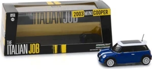 Greenlight 86546 1/43 - The Italian Job (2003) 2003 Mini Cooper - Blue & White - Picture 1 of 1