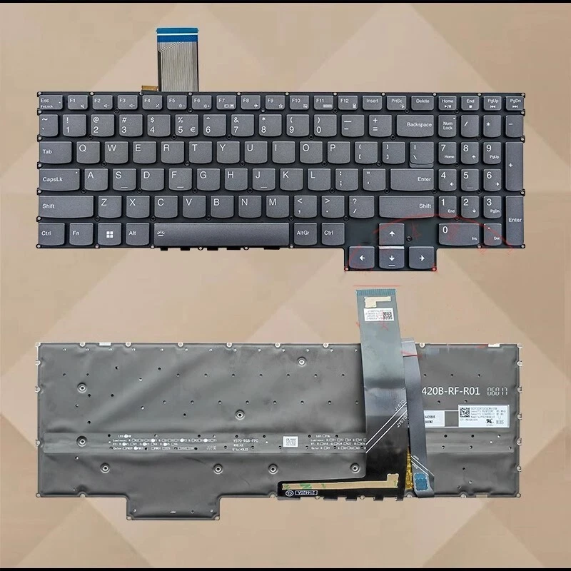 Teclado retroiluminado Lenovo Legion Pro 5 16ARX8 16IRX8 Pro 7 16ARX8H 16IRX8H EE. UU. RGB Foto 1 de 1