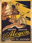 Decoration Poster.Home Interior Design Print.Wall Art.Alcyon Bicycle Race.7222