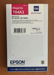 EPSON T04A3 Tintenpatrone magenta 69 ml f. WorkForce Pro WF-C8190 WF-C8690 2027 - Afbeelding 1 van 2