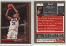 2005-06 Bowman Draft Gold Grant Hill #17 HOF