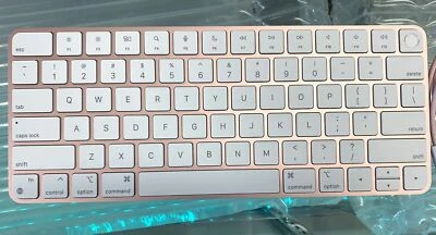 Genuine Apple MagicKeyboard with Touch ID for M1 Macs Pink  A2449 Wireless - Image 1 of 4