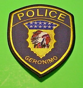 PARCHE POLICÍA GERONIMO OKLAHOMA OK (JEFE INDIO) 5" ¡¡ENVÍO GRATUITO!!! - Imagen 1 de 1