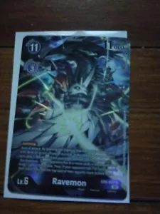 Digimon CCG Ravemon EX4-058 Alternative Art Foil Super Rare - Picture 1 of 4