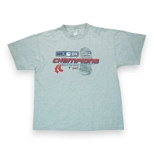 Vintage 2004 Lee Sport Boston Red Sox World Series Champions T Shirt Men's XL - Picture 1 of 6