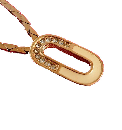 Collana Christian Dior motivo logo autentica donna