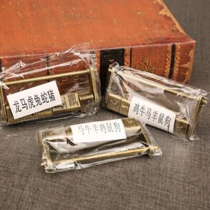 Chinese Archaize Horizontal Open designed Password Padlock Suitcase Doors - Picture 1 of 8