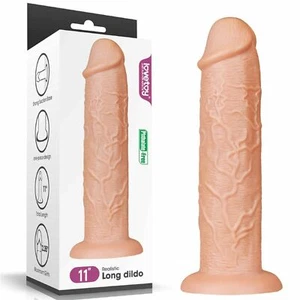 11" Realistic Dildo BIG Monster FAT MASSIVE Thick Cock HUGE Extra Large Sex Toy - Picture 1 of 5