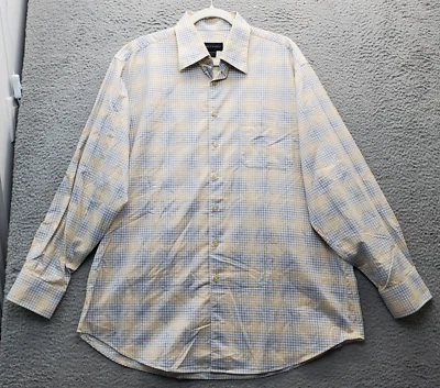 Scott Barber Shirt Men XL Multicolor Plaid Cotton Pocket Long Sleeve Button Down - Image 1 of 4