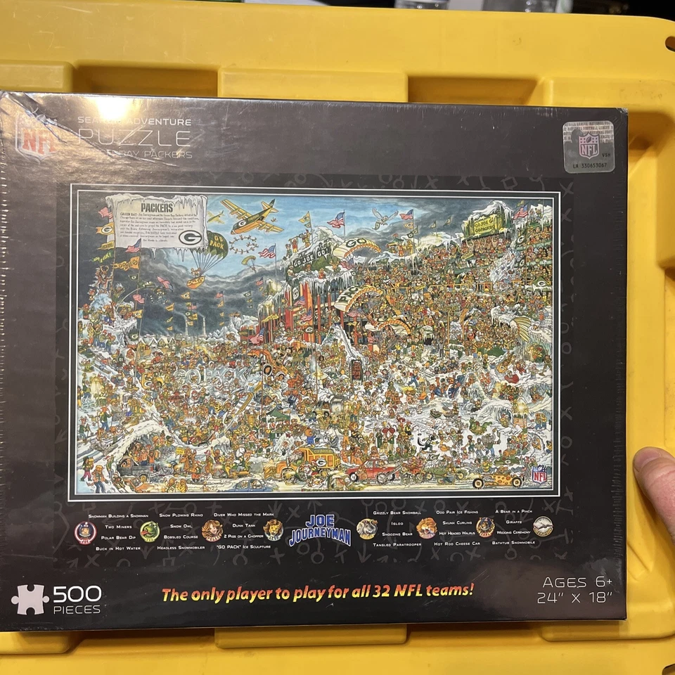Green Bay Packers Lambeau Field Joe Journeyman Search Adventure 500piece Puzzle