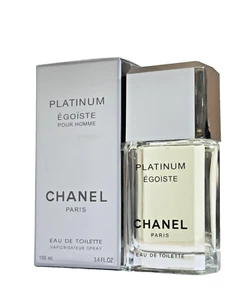 Chanel Platinum Egoiste Pour Homme 3.4 oz 100 ml Eau De Toilette Men's Spray - Picture 1 of 4