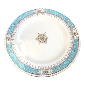 Coalport Montreal Türkis Hackplatte Runde Platte 14,5" Schön - Bild 1 von 5