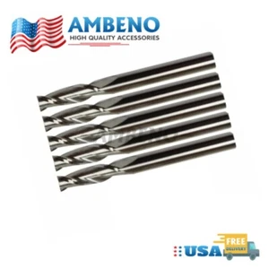 5 Pcs 3/16" 2 FLUTE 30 Degree Solid Carbide End Mill - Picture 1 of 3