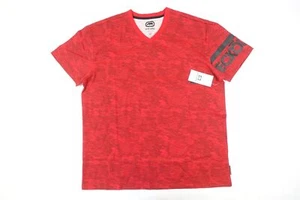 ECKO UNLTD UNLIMITED ANIMAL CAMO RED 2XL VNECK TEE TSHIRT MENS NWT NEW - Picture 1 of 8