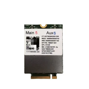 HP lt4120 Snapdragon X5 LTE T77W595 796928-001 4G WWAN M.2 Modem Module 150Mbps - Picture 1 of 2