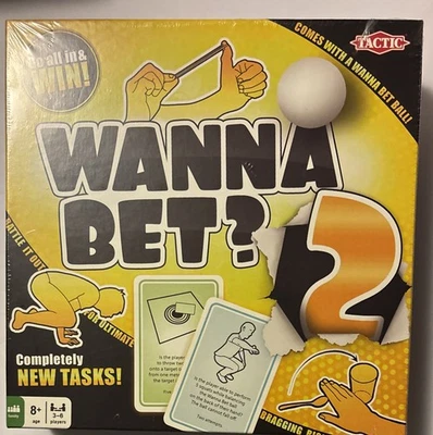 НОВАЯ запечатанная настольная игра WANNA BET 2 Family Challenge - Изображение 1 из 2