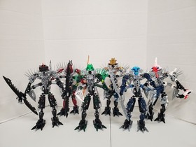 LEGO BIONICLE All 6 Titan Barraki Ehlek/Brutaka MOC Crossover 8920/8734 