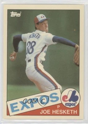 1985 Topps Traded Collector's Edition (Tiffany) Joe Hesketh #52T Rookie RC - Image 1 of 2