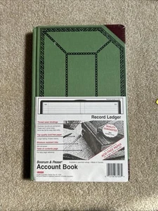 Boorum BOR6718300R Account Record Book, Record Rule 300 Seiten 12 1/8" x 7 5/8" - Bild 1 von 4