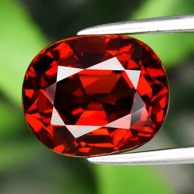 💎 Granada Spessartite Laranja Natural Oval 4,90ct 9,7x8mm VVS - Excelente Joia da África - Imagem 1 de 4
