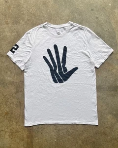 Camiseta Rara Nike Jordan Kawhi Leonard Logo “Klaw” Descatalogada Para Hombres L Blanca - Imagen 1 de 9