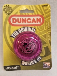 Vintage 1999 The Original Duncan Planet Dog Pink Imperial Yo-Yo - NUOVO IN CONFEZIONE - Foto 1 di 3