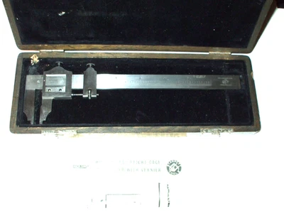 Starrett No. Pinza Master Vernier 123 E&M con caja de madera Foto 1 de 4