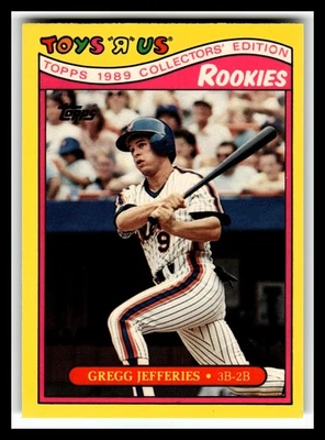 1989 Topps Toys "R" Us Rookies #15 Gregg Jefferies - Image 1 of 2
