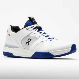 NUOVA scarpa da tennis uomo On Brand The Roger Federer Clubhouse Pro bianca/blu OC nuova - Foto 1 di 6