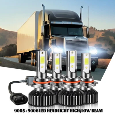 Kit de faros de repuesto transparentes para 03-20 Freightliner M2 106 112 clase ejecutiva Foto 1 de 4