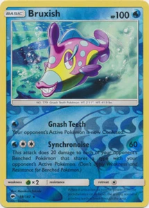 x1 Bruxish - 38/147 - Rare - Reverse Holo Pokemon SM3 Burning Shadows M/NM - Picture 1 of 1