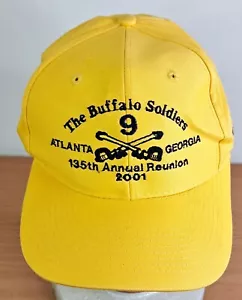The 9th Buffalo Soldiers 135th Annual Reunion 2001 Yellow Snapback Hat - Bild 1 von 6